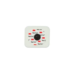 Red Dot Electrocardio Electrode Adult 4x3-1/2cm Foam/Tape/Sticky Gel Dsp 50/Pk product image