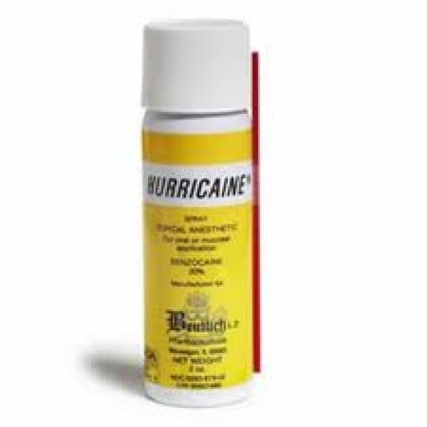 HurriCaine Topical Anesthetic Spray, 20% Benzocaine, 2 oz Can, Wild Cherry, 1/Pk, 0283-0679-02 thumbnail 8