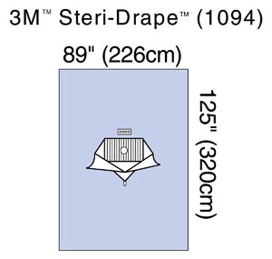 3M STERI-DRAPE ARTHROSCOPY DRAPES 1094 product image