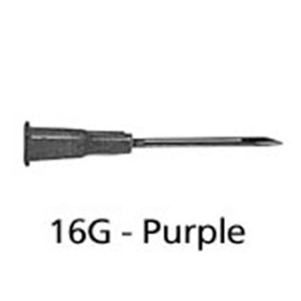 PrecisionGlide Hypodermic Needle 16gx1" Lavender Cnvntnl Low Dead Space 100/bx product image