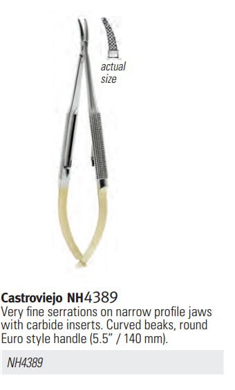 Needle Holder Castroviejo Castroviejo Crbd SS/Tung Carb Stl Bld Ea product image