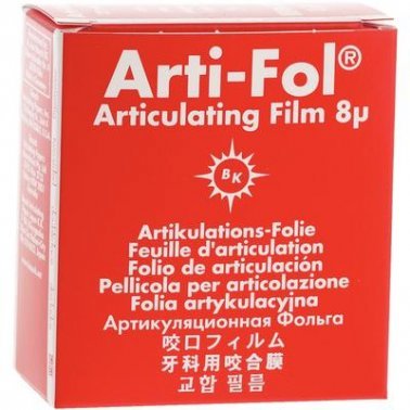 Arti-Fol II Ultra-Thin Two-Sided Articulating Film, 8 microns, 22 mm x 20 m, Red/Red, 1 Roll/Pk, BK25 thumbnail 10
