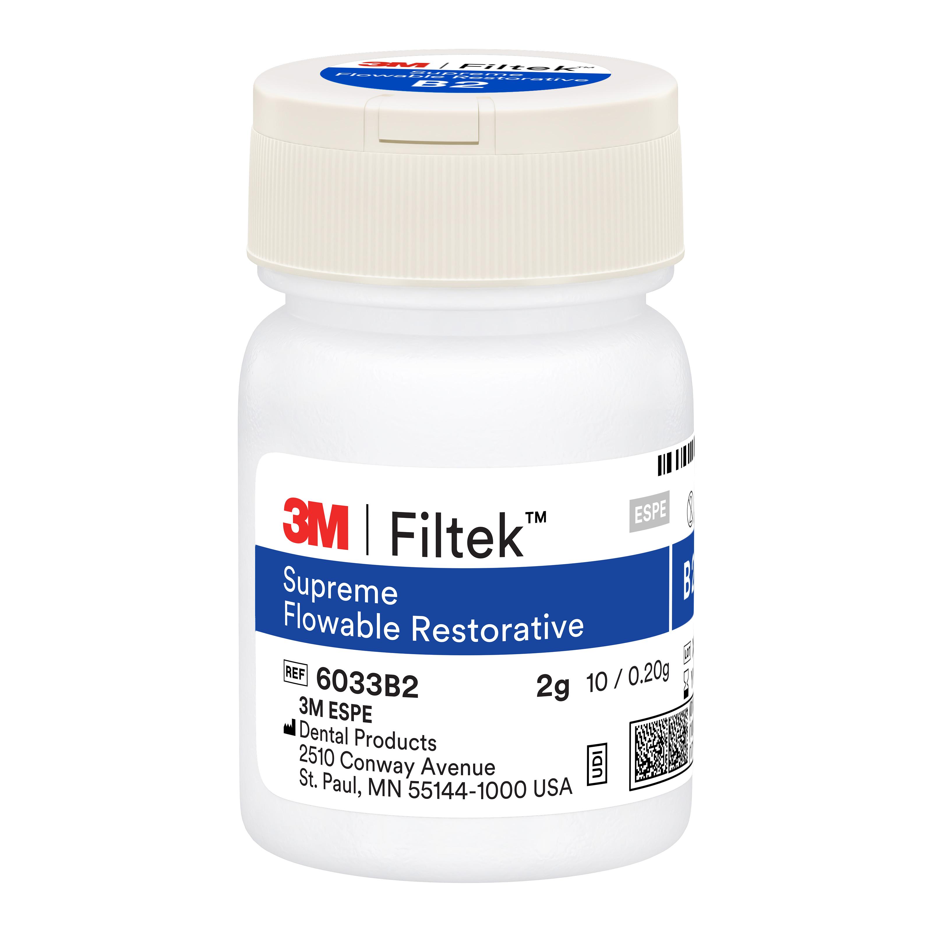 Filtek Supreme Ultra Flowable, Cavifil Refill, 0.2 g, B2, 20/Pk, 6033B2 thumbnail 7