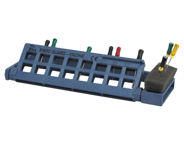 Steri-Endo Guard, 16-Hole, for Engine and Hand Files, 5 3/8" x 3/8" x 2 3/16", Gray, 1/Pk, 50Z452I thumbnail 6