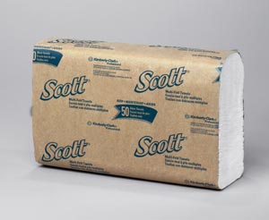 Scott, Scott Essential Multi-Fold Paper Towels, 9.2" x 9.4", 1-Ply, White, 4000/Case, 01804 thumbnail 22