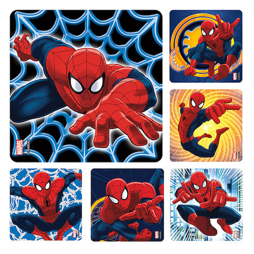 Stickers Spiderman Classic Assorted 100/Rl product image
