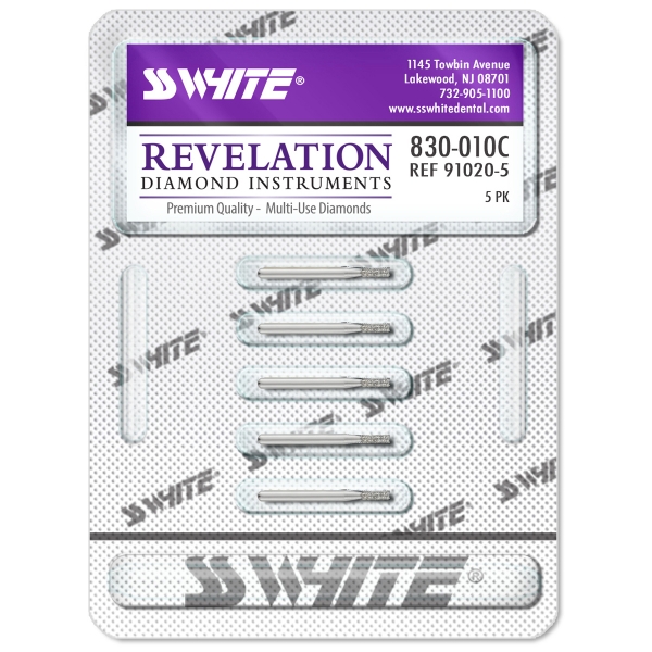 Revelation Diamond Bur Friction Grip Coarse 811-047C 5/Pk thumbnail 2