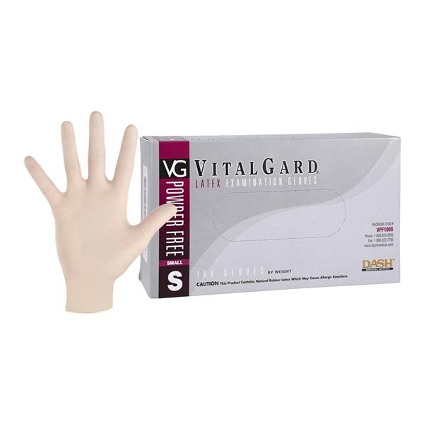 VitalGard Latex Exam Gloves Small Natural Non-Sterile thumbnail 10