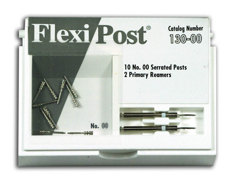 Flexi-Post, Stainless Steel, Standard Refill, # 00, White, 10/Pk, 130-00 thumbnail 7