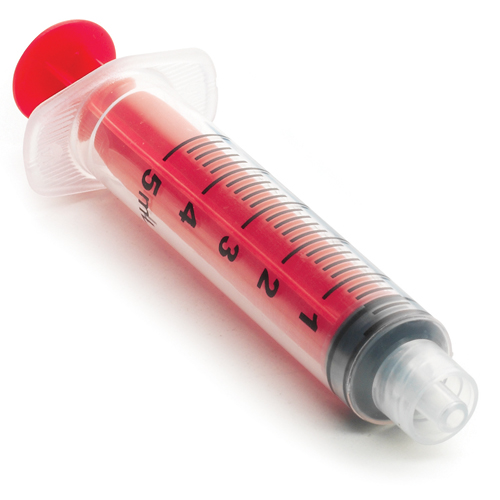 CanalPro Irrigation Syringe Luer Lock 5 cc Red product image