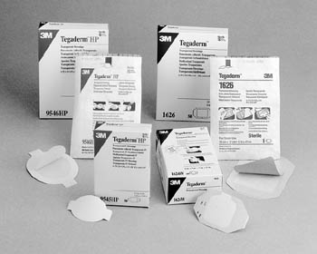 Tegaderm Film Frame Style Dressing 4x4-3/4" Sterile Adhesive Adherent Trans LF thumbnail 3