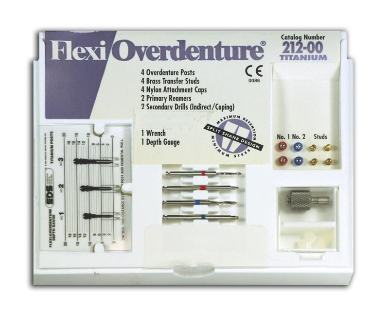 Sizes 1/2 Titanium Flexi-Overdenture Introductory Kit - Sizes 1/2 Titanium Flexi-Overdenture Introductory Kit - Image 1