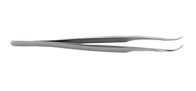 Jewelers Forceps 4.5" #7 Curved - Jewelers Forceps 4.5" #7 Curved - Image 1