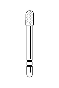 Two Striper Diamond Bur Friction Grip Fine 776.4F 5/Pk thumbnail 8