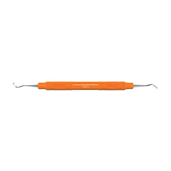 Sickle Scaler, # N1, Anterior, EagleLite, Resin, 3/8", Orange, 1/Pk, AESN1X thumbnail 4