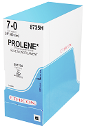 Prolene Suture 4-0 18" Polypropylene Monofilament PS-2 Blue 36/Bx product image