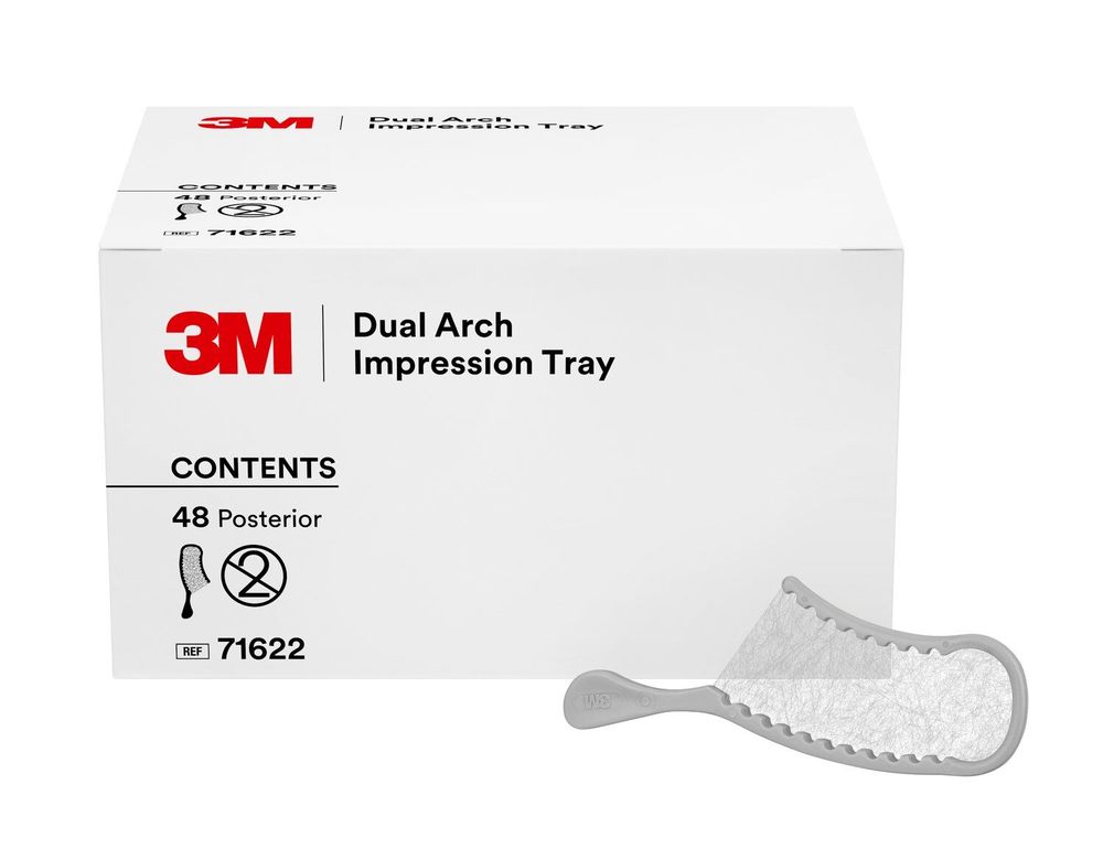Dual Arch Impression Trays Posterior 48/Pk thumbnail 6