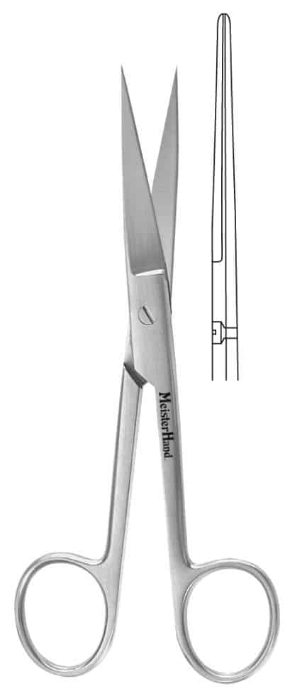 Miltex - Mh O.R. Scissors Straight 6-1/2 S/S product image