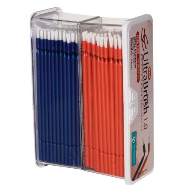 Restorative Applicators, UltraBrush 1.0 Brush Refill, Fine, Orange/Blue, 200/Pk, U1R200 thumbnail 12