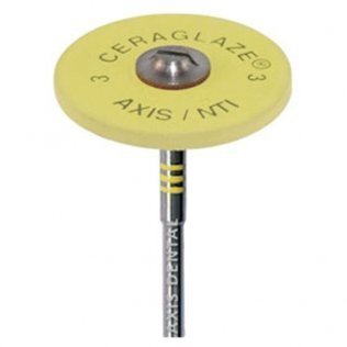 CeraGlaze Polishers, Reglaze-High Shine, HP, Large Wheel, 25 mm, Superfine, Yellow, 1/Pk, P30001 thumbnail 7
