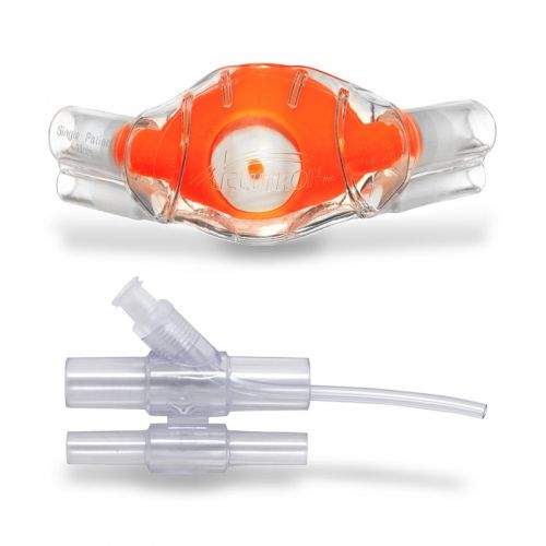 ClearView Nasal Masks, with Capnography Adapters, Pediatric, Outlaw Orange, 12/Pk, 33037-10-CAP thumbnail 4
