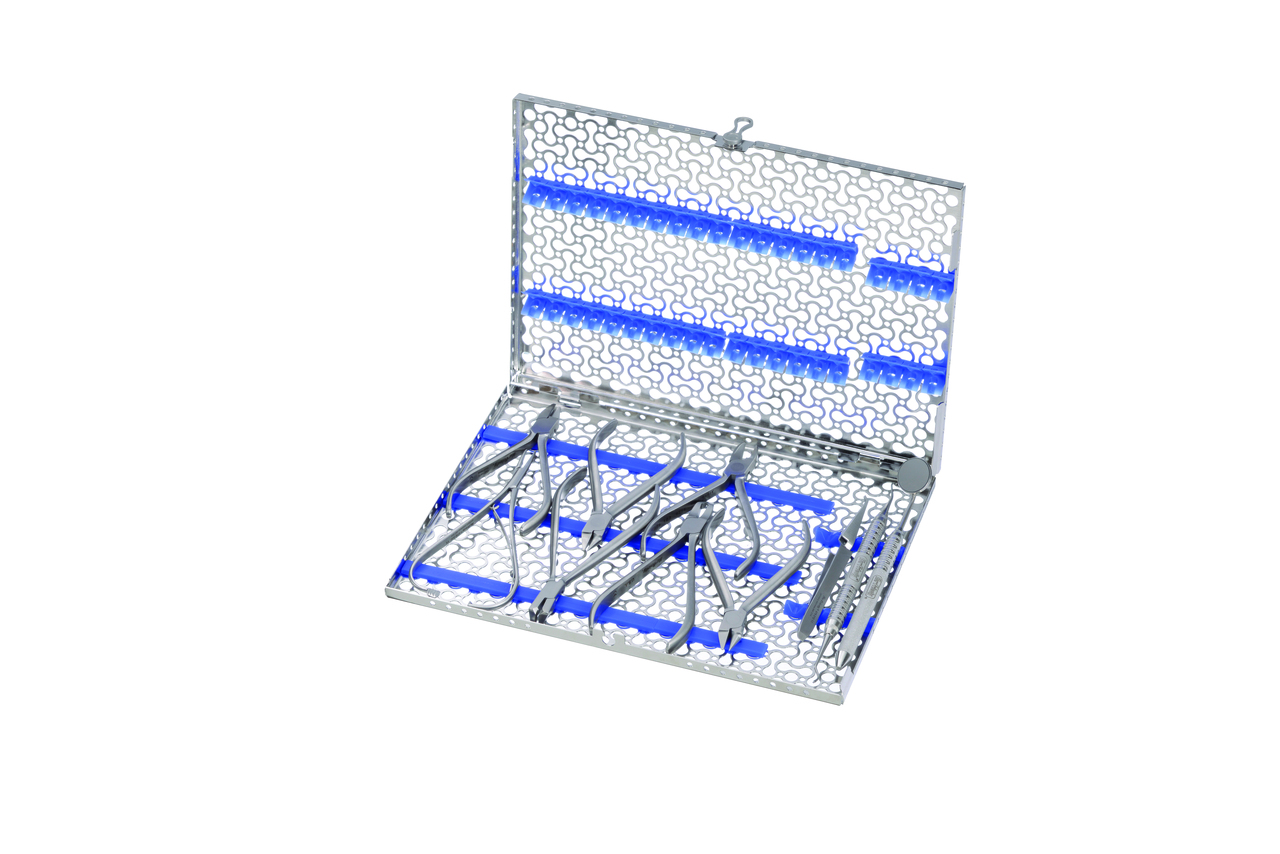 IMS Infinity Series Orthodontic Cassette SS Sm Thn Grn 4 Plrs & 3 Hnd Inst Ea thumbnail 3