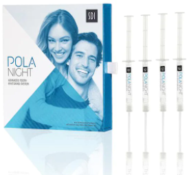 Pola Night Tooth Whitening System, 16% Carbamide Peroxide, Mini Kit, 1.3 g, 4/Pk, 7700108 thumbnail 10