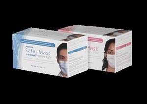 SafeMask Premier Elite ProShield Procedure Earloop Face Mask, with Visor, ASTM Level 3, Teal, 25/Box, 2025 thumbnail 9