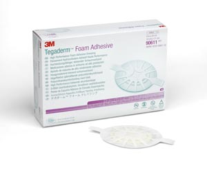 Tegaderm HP Foam Dressing 4x4 Sterile Oval Small Adherent Adhesive Absorbent LF product image