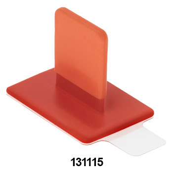 EZ Aim SoftBite Disposable Adhesive Cushioned Bite Tab Holders, Universal Red, 100/pk, 131115 thumbnail 6