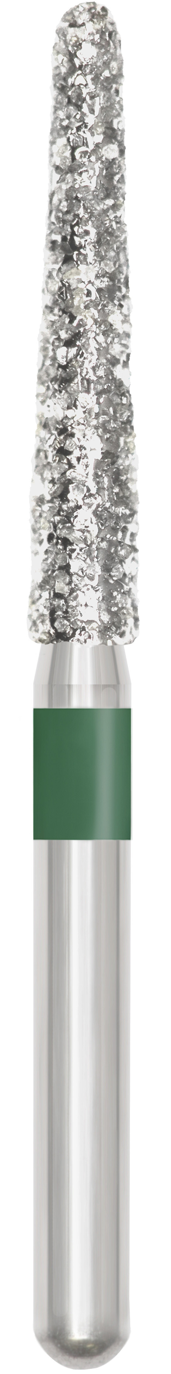 Piranha Diamond Single-Use Burs, FG, Round End Taper, # 856-024, 2.4 mm, Coarse, Green, 25/Pk, 856-024C thumbnail 4