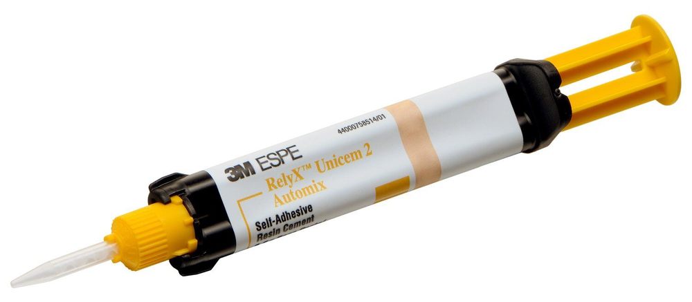 RelyX Unicem 2 Self-Adhesive Resin Cement, Automix Syringe Refill, 8.5 g, A3 Opaque, 1/Pk product image