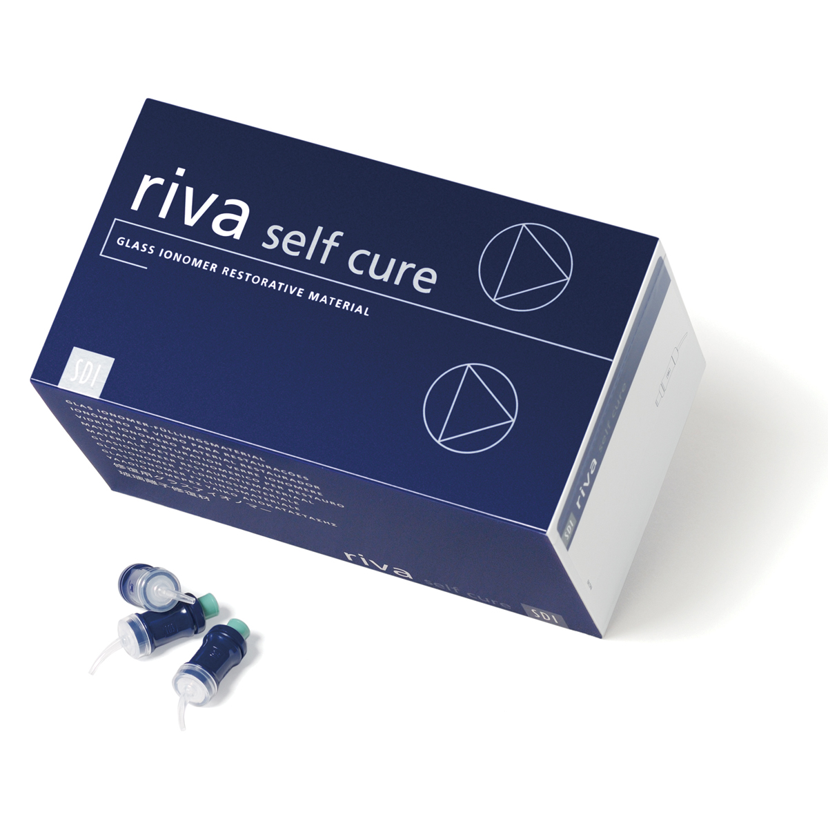 Riva Self Cure Caps B3 Fast Set Box of 50 thumbnail 3