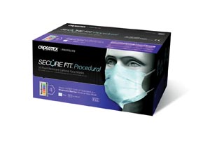 SecureFit Procedural Earloop Masks, ASTM Level 2, Blue, 50/Pk, GCPBLSF thumbnail 12
