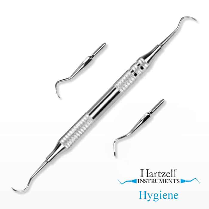 Curette Gracey Double End Size 17/18 DuraLite Round Stainless Steel Ea thumbnail 4