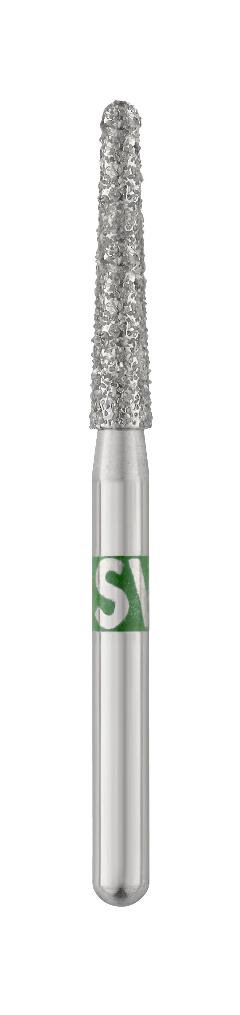 Diamond Burs, FG, Long Round End Taper, Coarse, Green, 1.8 mm, 856L-018C, 5/Pk, B5LLC thumbnail 8