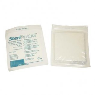 SteriPocket Rayon/Poly Non-Woven Sponges, Sterile, 8-Ply, 4" x 4", 100/Box x 2/Pk thumbnail 7