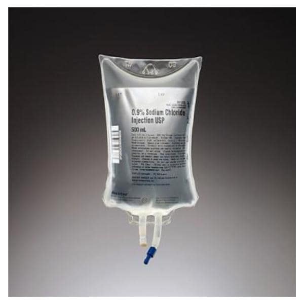 Sodium Chloride Injection 0.9% USP 500ml Bag 24Cs product image
