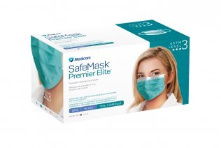 SafeMask Premier Elite Earloop Mask ASTM Level 3 Teal 50/Bx thumbnail 12