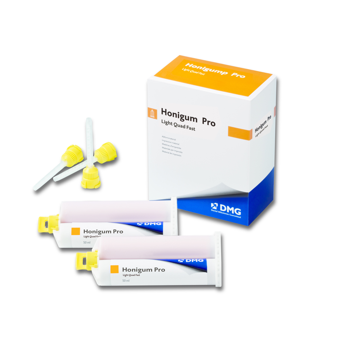 Honigum Pro Automix VPS Impression Material, Cartridge Pack, Light Body, Quad Fast Set, 50 ml, Honey, 2/Pk, 989832 thumbnail 4