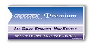 All-Gauze Sponges Premium N/S 3x3 8-Ply 4000/Case thumbnail 7