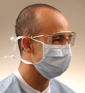 Tie-On Surgical Mask Blue 50/Bx thumbnail 10