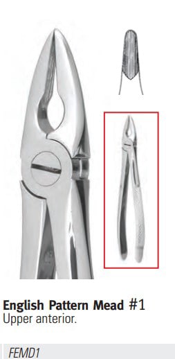 Extracting Forceps Size #1 Serrated Ea thumbnail 2