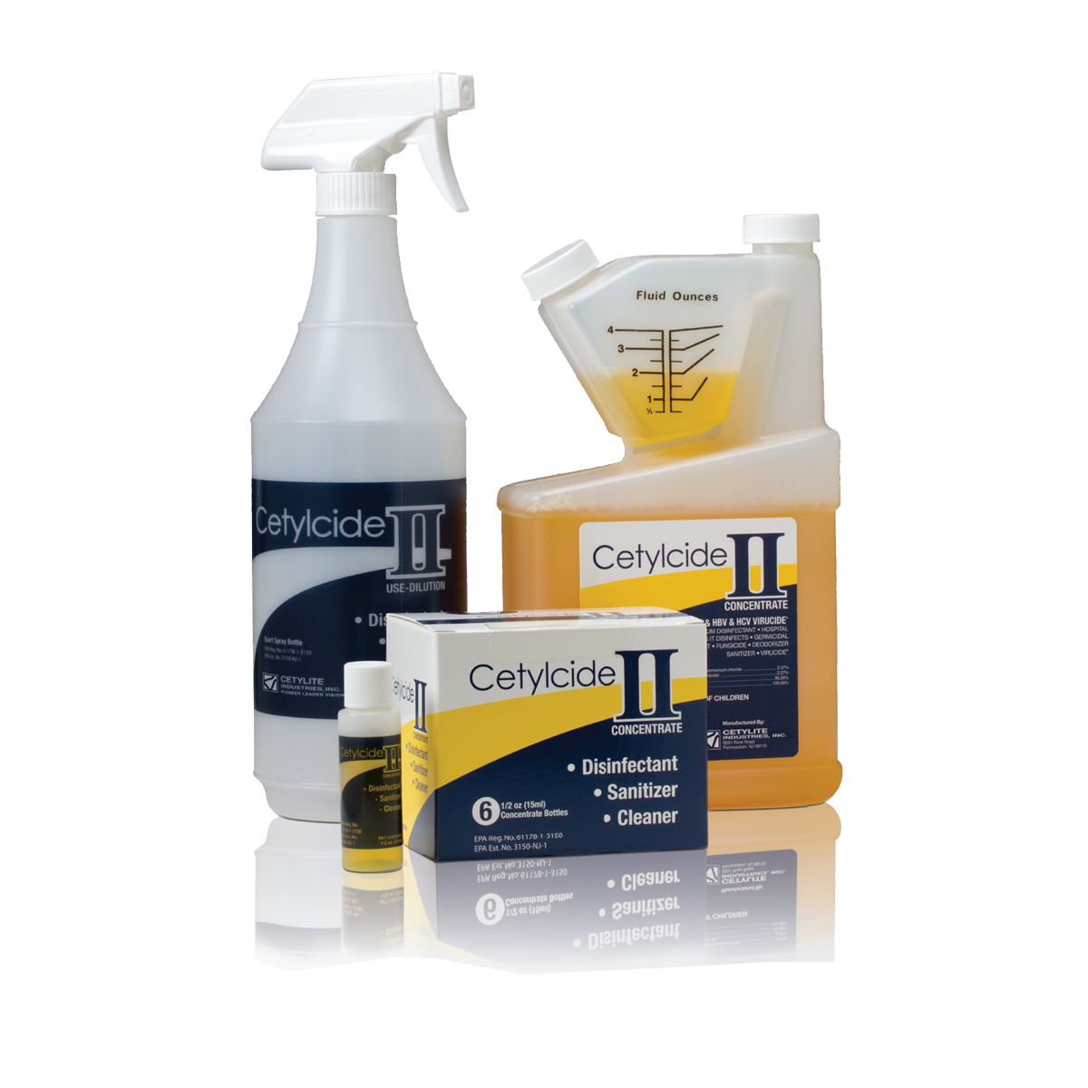 Cetylcide II Concentrate Disinfectant Refill Kit Lemon 15 mL 12/Bx thumbnail 8