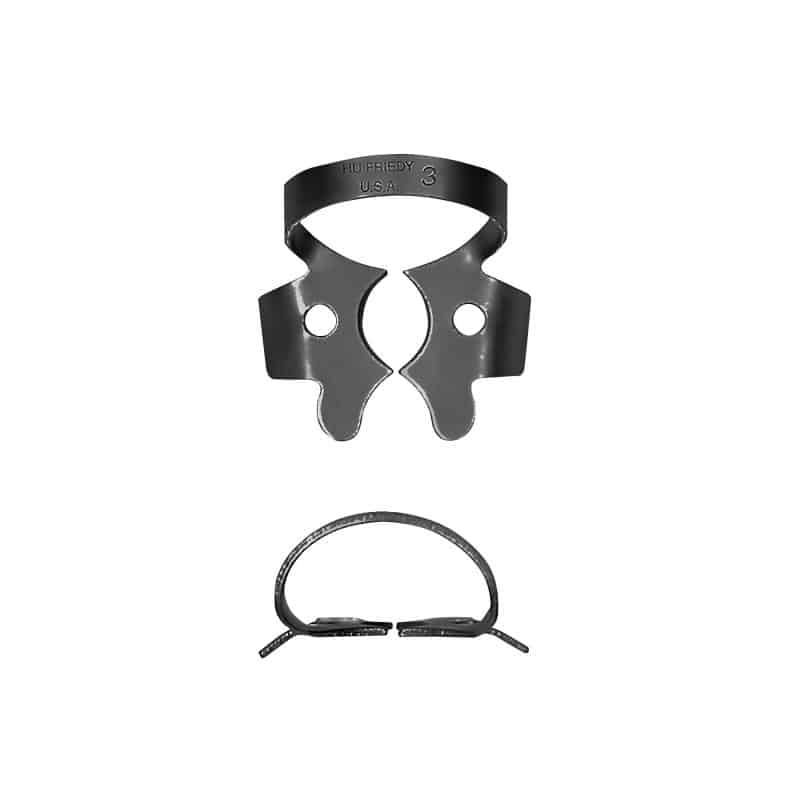 Black Line Rubber Dam Clamp Winged Size 3 Ea thumbnail 7