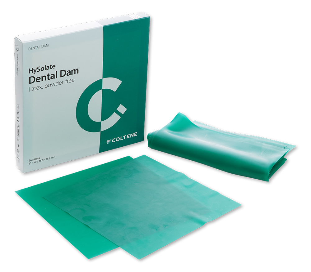 HySolate Latex Dental Dam Green medium 127 x 127, 52 pcs, 60034415 thumbnail 12