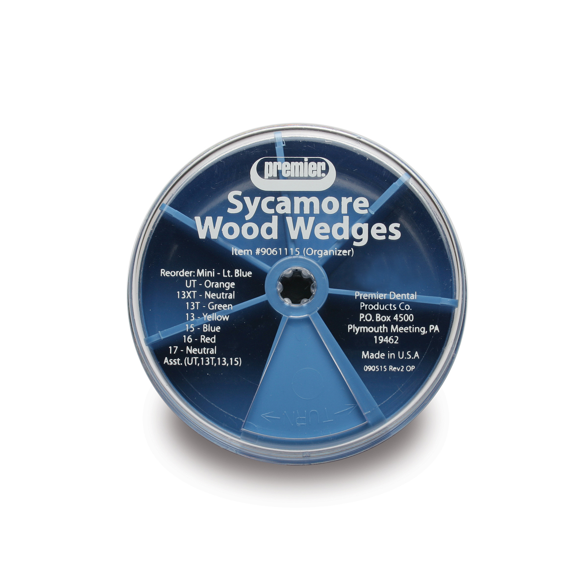 Sycamore Wood Wedges, # 13T, Green, 400/Pk, 9061101 thumbnail 11