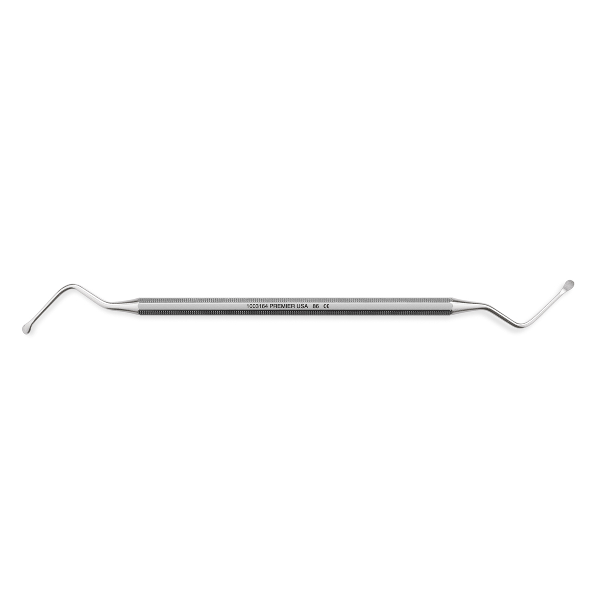Surgical Curette, Lucas Alveolar, Double-End, Octagonal Handle, # 86, 1/Pk, 1003164 thumbnail 5