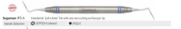 Periodontal File Sugarman Size 3/4 Double End DuraLite Round Ea thumbnail 2