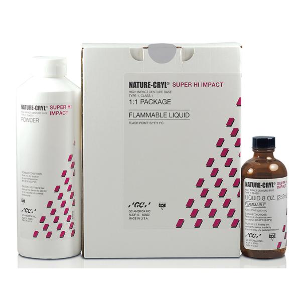 Nature-Cryl Denture Resin Super HI Impact Heat Cure Light Red 25Lb thumbnail 2